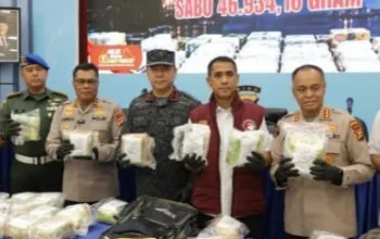46,97 Kg Sabu Asal Malaysia Masuk Lewat Dumai, Lalu Dijemput dan Dibawa Oknum Babinsa Langkat ke Pekanbaru