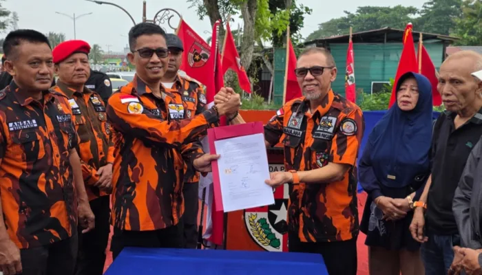 Hibah Lahan Sekretariat dan Aksi Donor Darah Warnai Perayaan HUT ke-67 Pemuda Pancasila Dumai