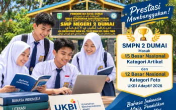 SMPN 2 Dumai Masuk Daftar Sekolah Terbaik Nasional Penerima Apresiasi Giat UKBI Adaptif 2026