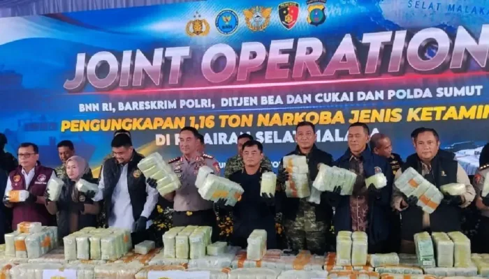 AIS Pancarkan Dua Identitas, Kapal Pembawa 1,16 Ton Ketamin Dicegat di Selat Malaka